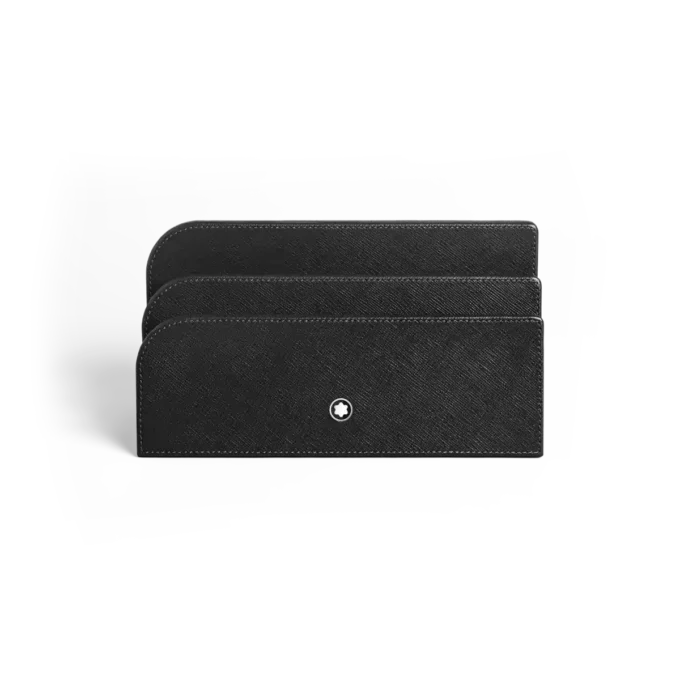 Porte-lettres, cuir Saffiano, noir Porte-lettres, cuir Saffiano, noir