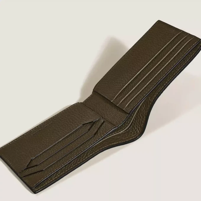 Portefeuille grainé 6cc Portefeuille grainé 6cc