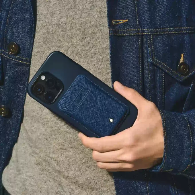 Portefeuille Montblanc Sartorial 2cc pour iPhone avec MagSafe Portefeuille Montblanc Sartorial 2cc pour iPhone avec MagSafe