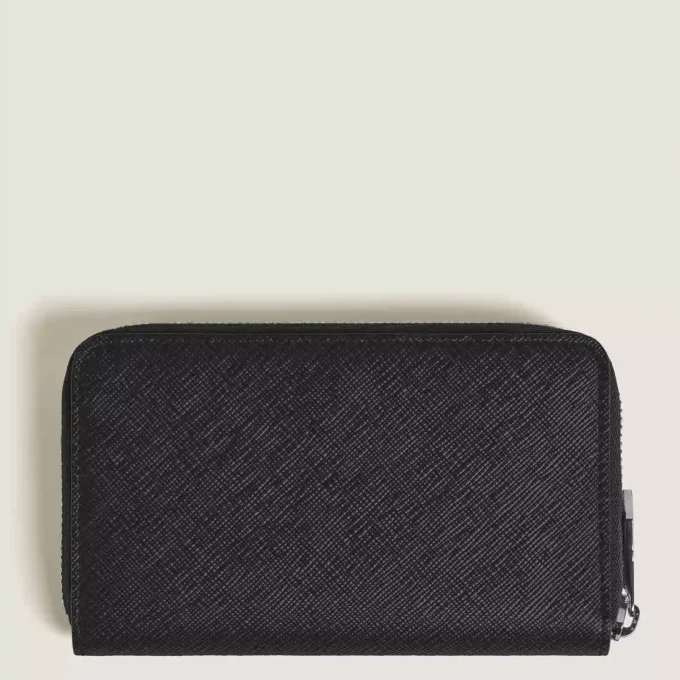 Portefeuille moyen Sartorial 12cc avec fermeture éclair Portefeuille moyen Sartorial 12cc avec fermeture éclair