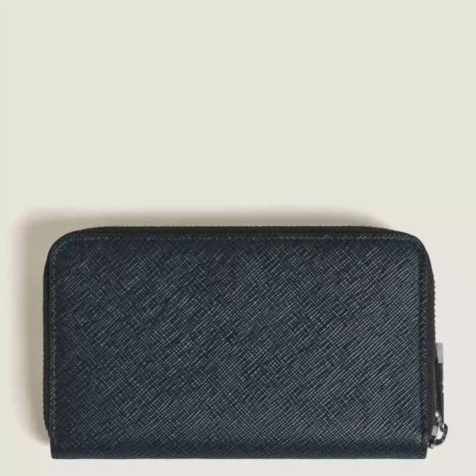 Portefeuille moyen Sartorial 12cc avec fermeture éclair Portefeuille moyen Sartorial 12cc avec fermeture éclair