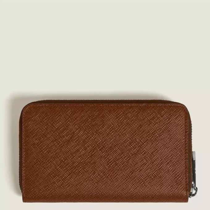 Portefeuille moyen Sartorial 12cc avec fermeture éclair Portefeuille moyen Sartorial 12cc avec fermeture éclair