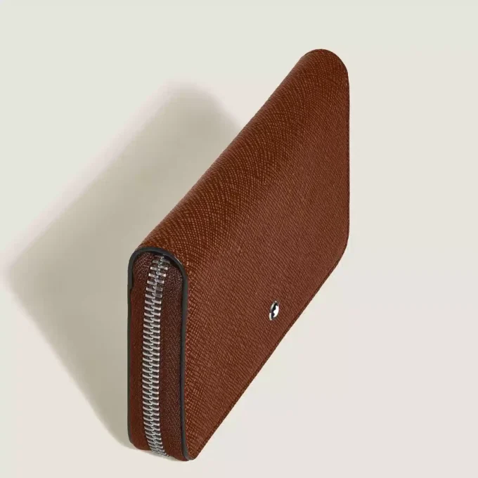 Portefeuille moyen Sartorial 12cc avec fermeture éclair Portefeuille moyen Sartorial 12cc avec fermeture éclair