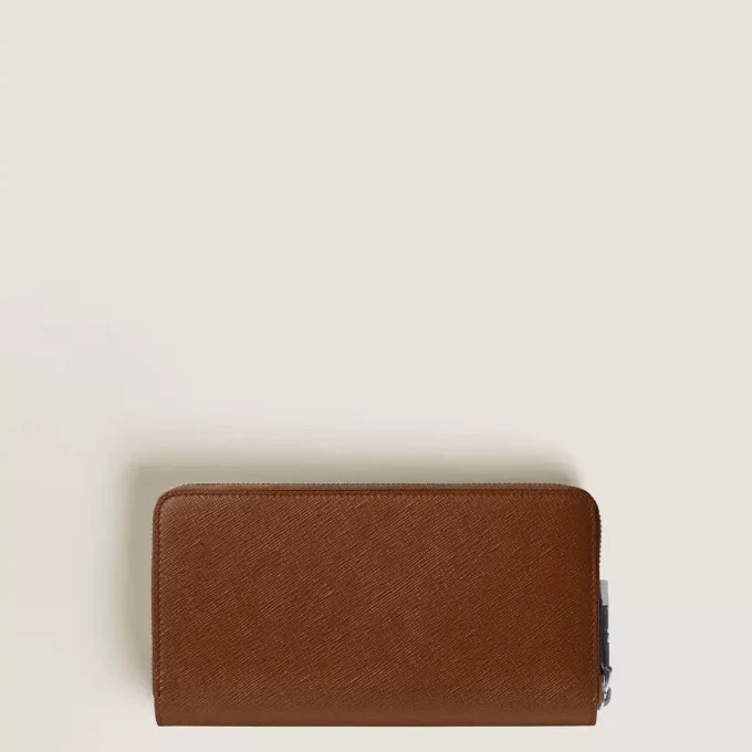 Portefeuille Sartorial 12cc avec fermeture éclair Portefeuille Sartorial 12cc avec fermeture éclair
