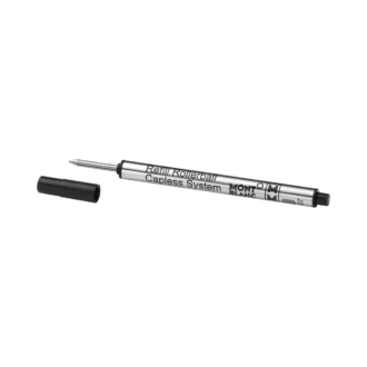Recharge pour rollerball sans capuchon, noir mystère – moyen