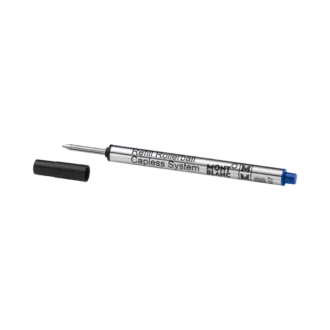Recharge pour stylo roller sans capuchon, bleu royal – Medium