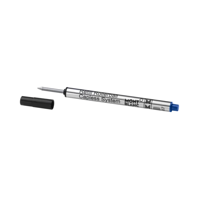 Recharge pour stylo roller sans capuchon, bleu royal – Medium