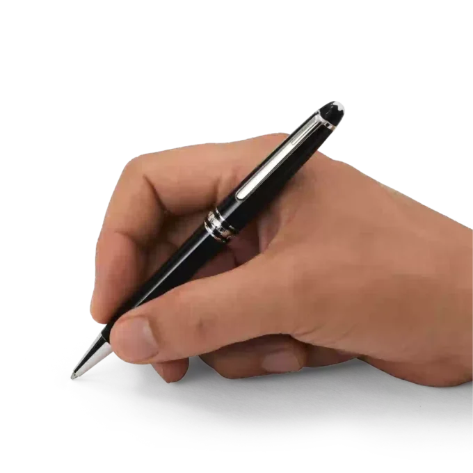 Stylo bille Meisterstück Classique plaqué platine Stylo bille Meisterstück Classique plaqué platine