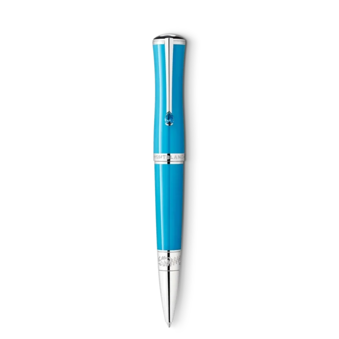 Stylo à bille Montblanc Maria Callas Édition spéciale couleur turquoise Stylo à bille Montblanc Maria Callas Édition spéciale couleur turquoise