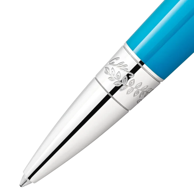 Stylo à bille Montblanc Maria Callas Édition spéciale couleur turquoise Stylo à bille Montblanc Maria Callas Édition spéciale couleur turquoise