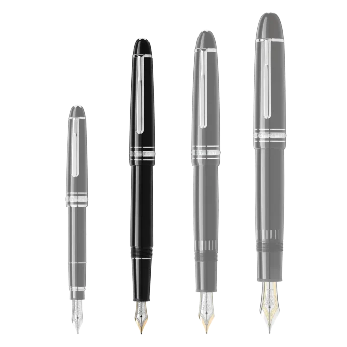 Stylo plume Meisterstück Classique plaqué platine (F)