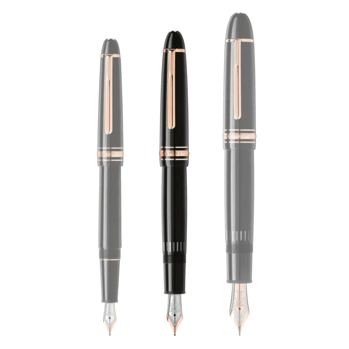 Stylo plume Meisterstück LeGrand plaqué or rose (F) Stylo plume Meisterstück LeGrand plaqué or rose (F)