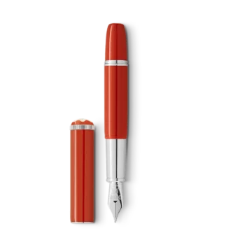 Stylo plume Montblanc Heritage Rouge et Noir « Baby » Édition spéciale couleur corail F