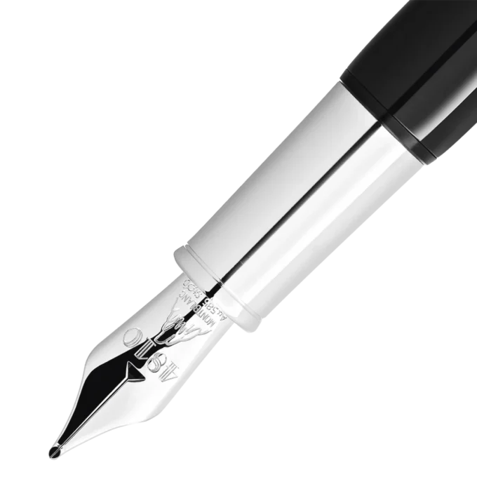 Stylo plume noir Montblanc Heritage Rouge et Noir « Baby » Édition spéciale F